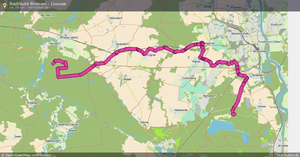 Radtour Briesen – Lossow