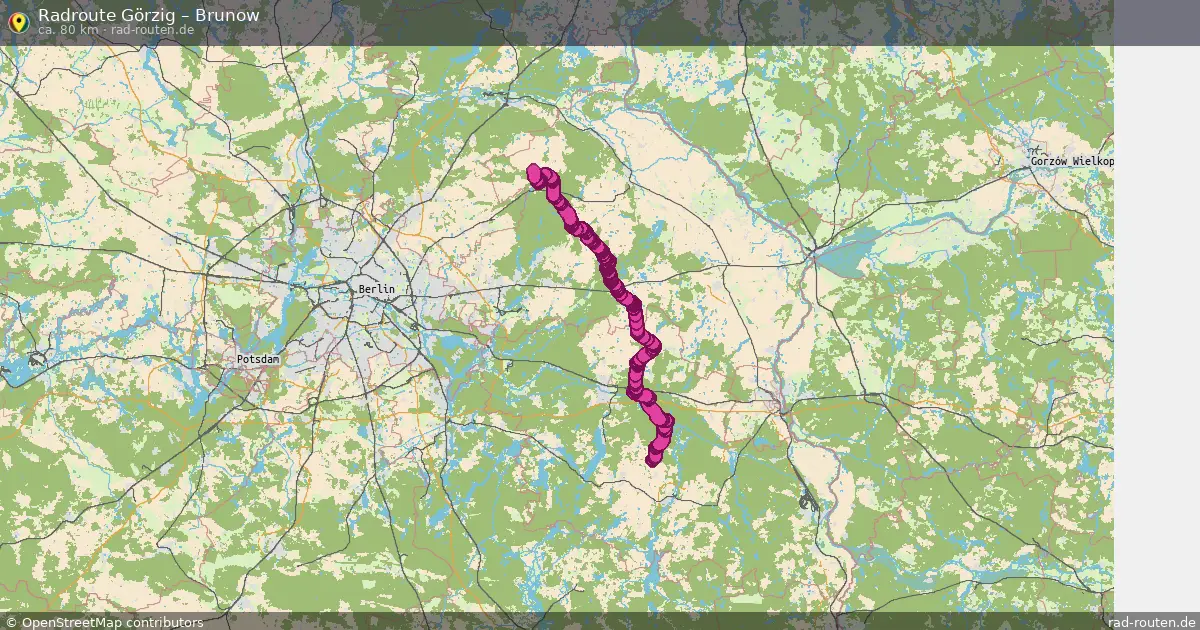 Radtour Görzig – Brunow