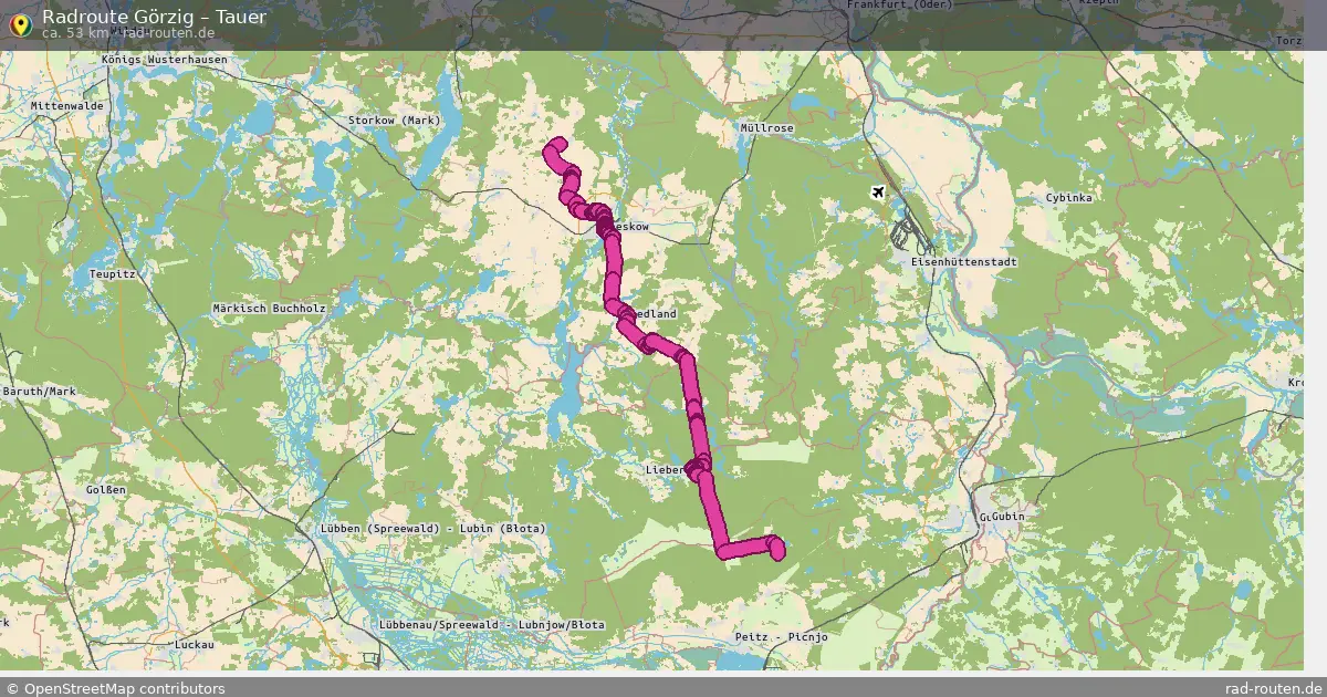 Radtour Görzig – Tauer