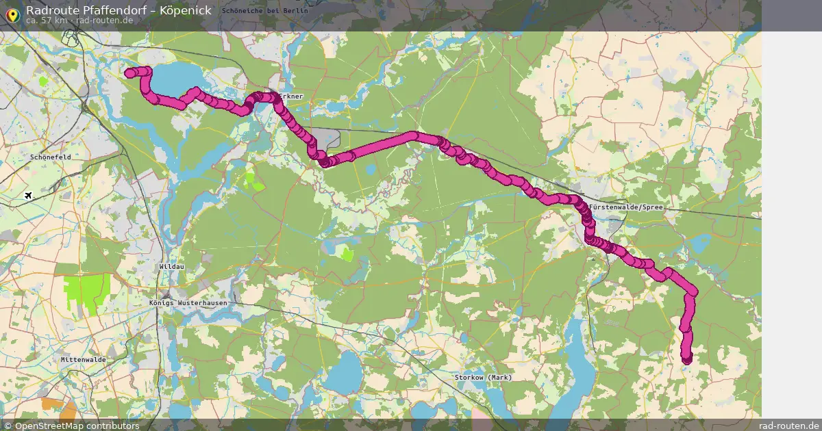 Radtour Pfaffendorf – Köpenick