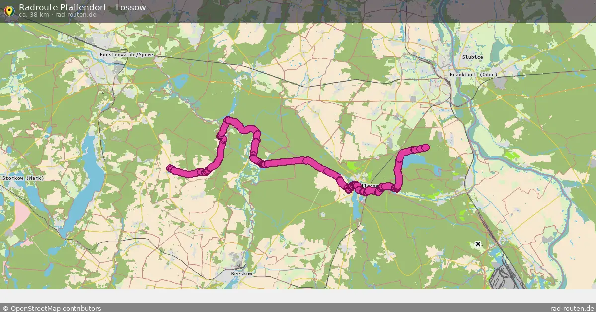 Radtour Pfaffendorf – Lossow