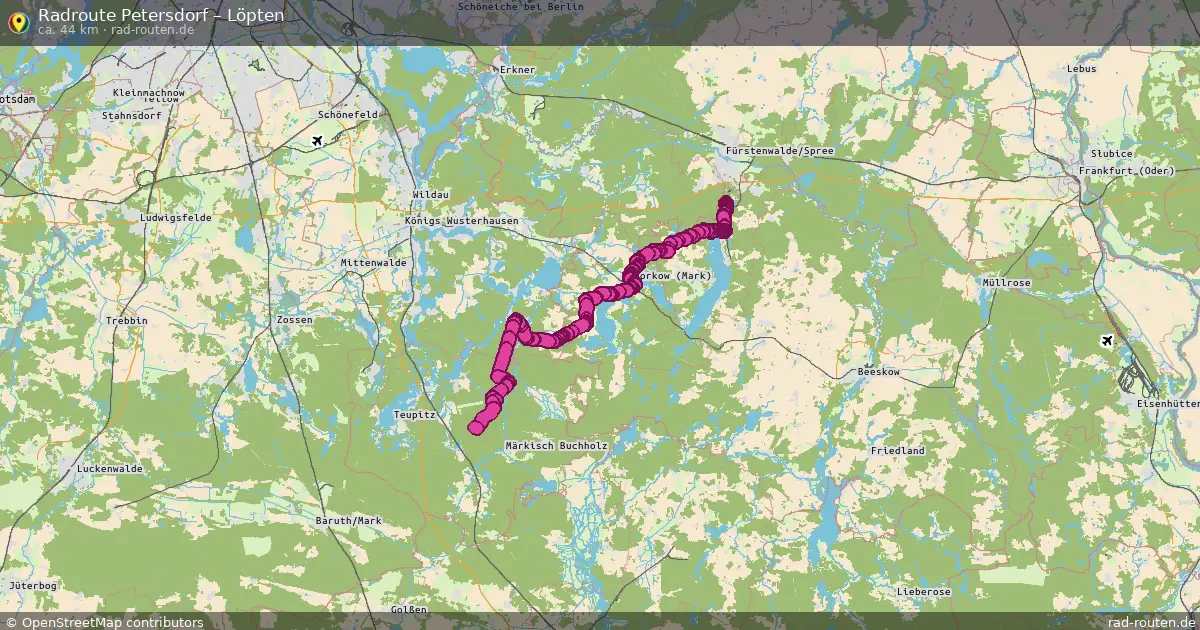 Radtour Petersdorf – Löpten
