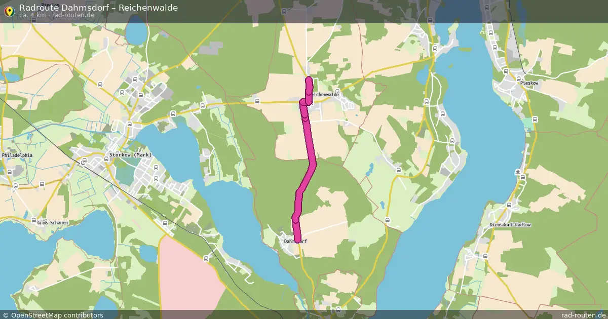 Radtour Dahmsdorf – Reichenwalde