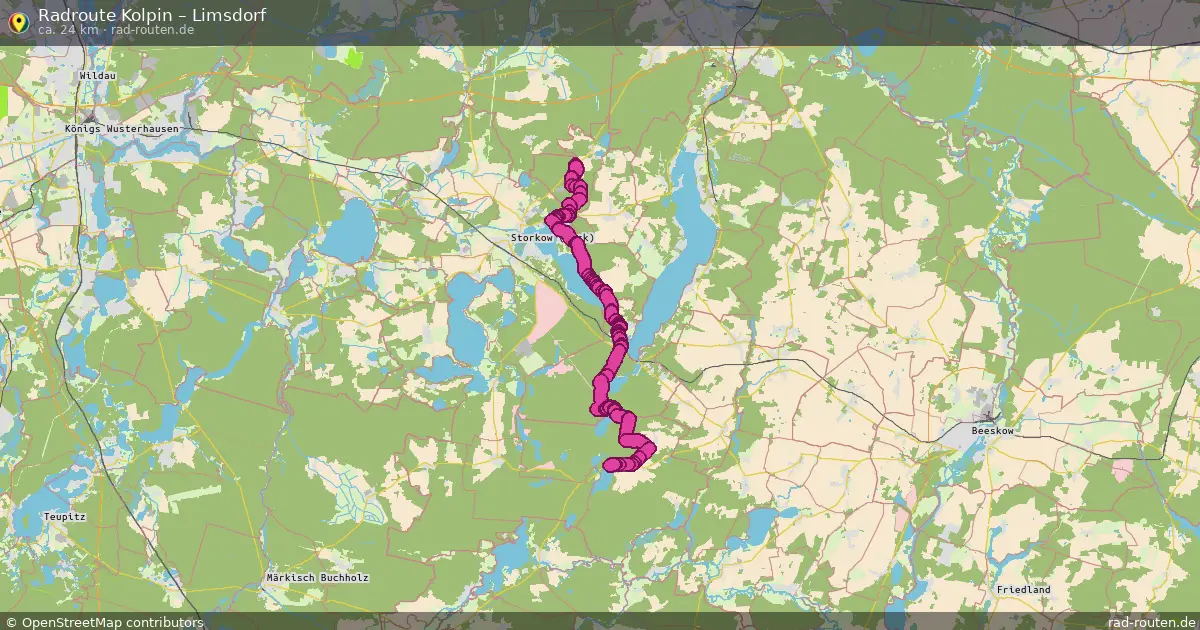 Radtour Kolpin – Limsdorf