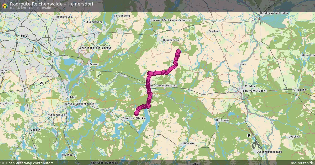 Radtour Reichenwalde – Heinersdorf