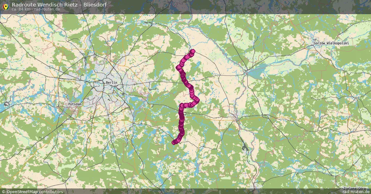 Radtour Wendisch Rietz – Bliesdorf