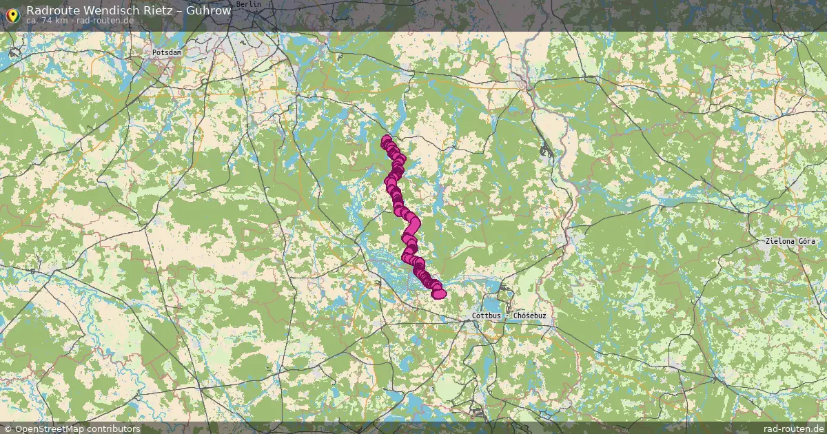 Radtour Wendisch Rietz – Guhrow