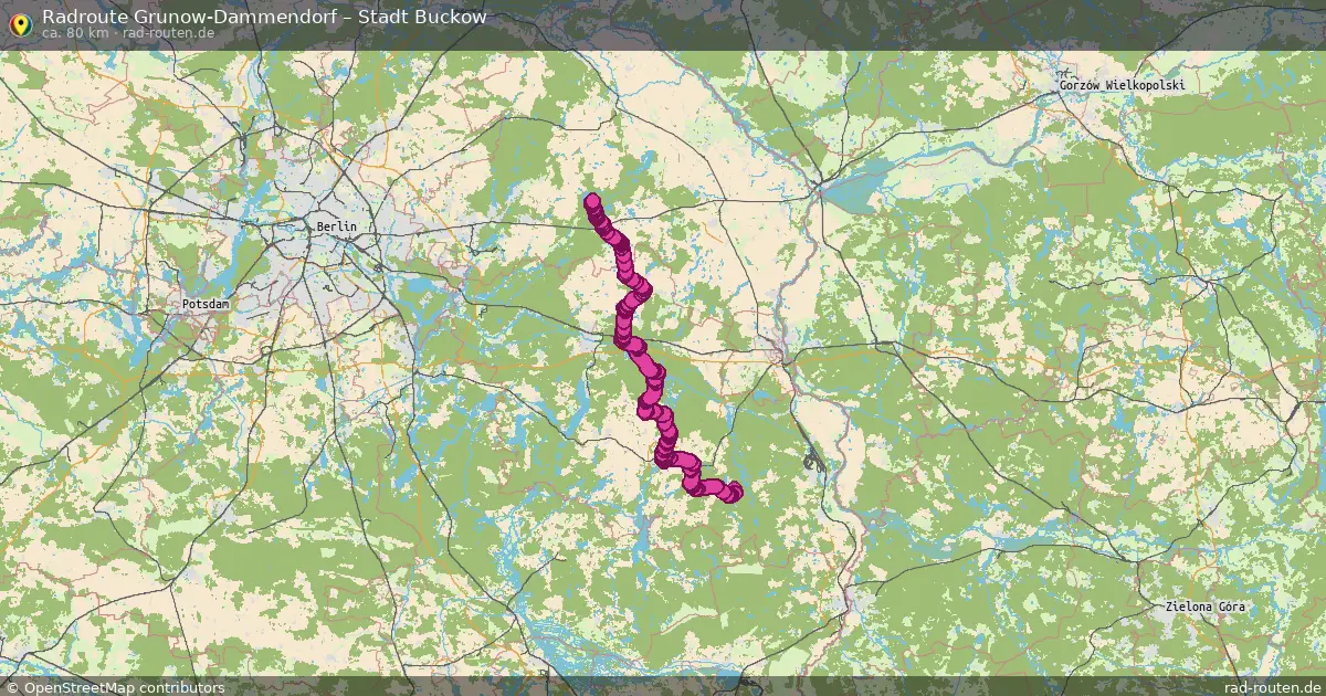 Radtour Grunow-Dammendorf – Stadt Buckow