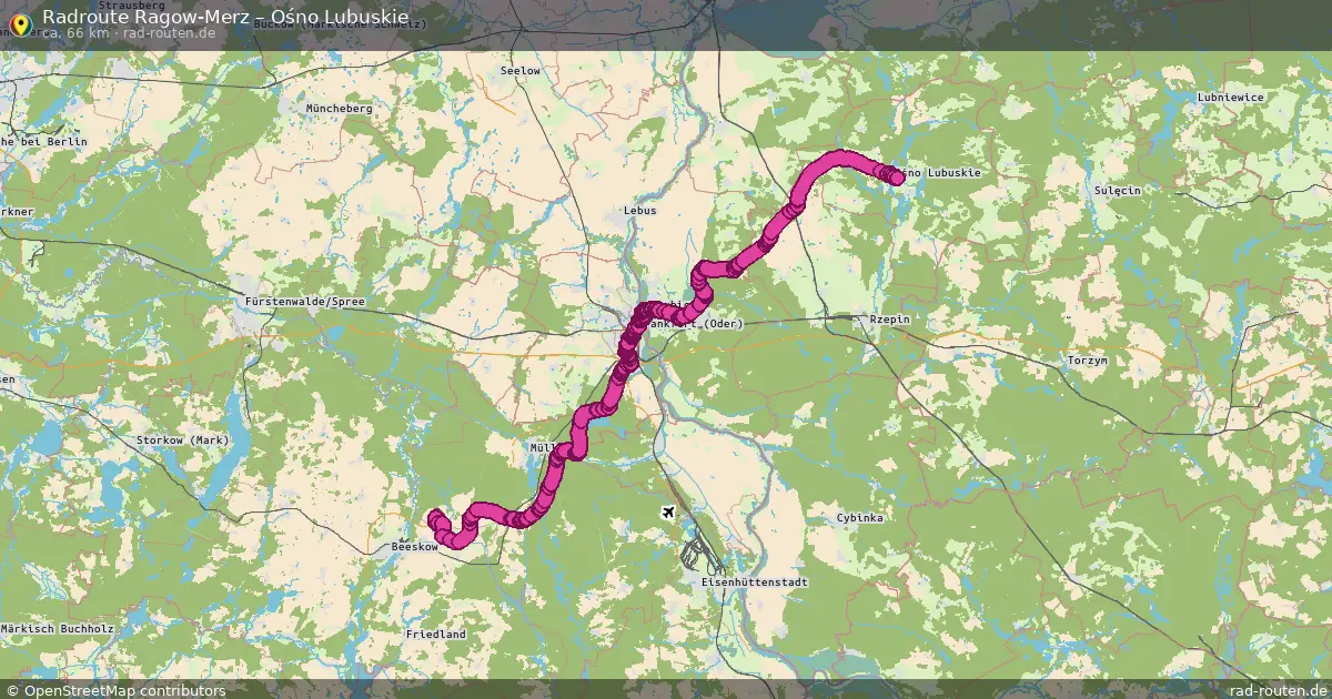 Radtour Ragow-Merz – Ośno Lubuskie