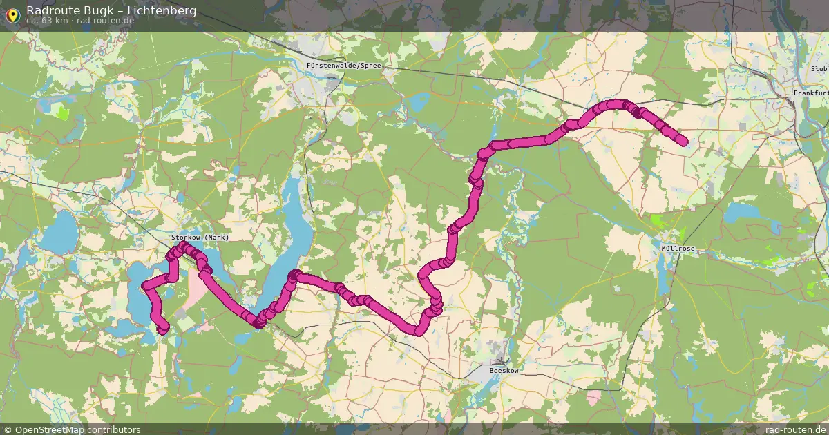 Radtour Bugk – Lichtenberg