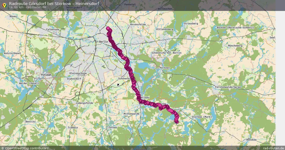 Radtour Görsdorf Bei Storkow – Heinersdorf