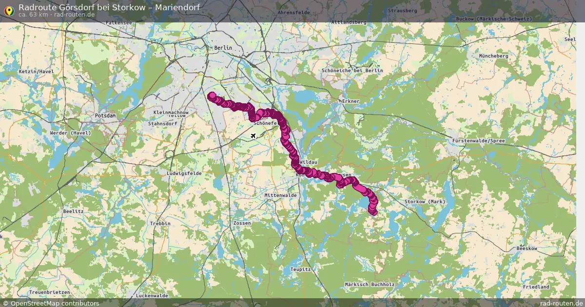 Radtour Görsdorf Bei Storkow – Mariendorf