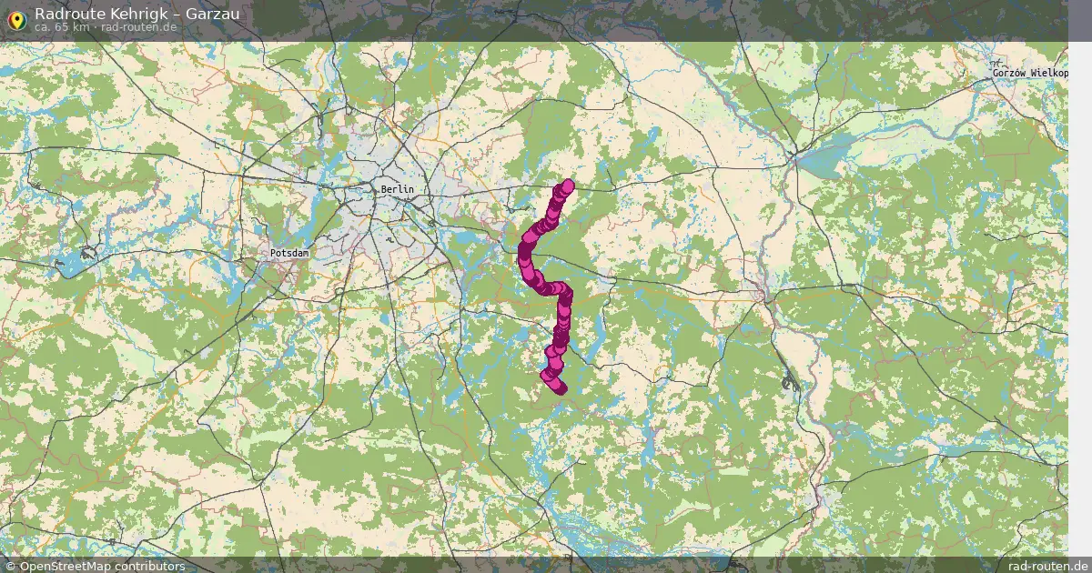Radtour Kehrigk – Garzau