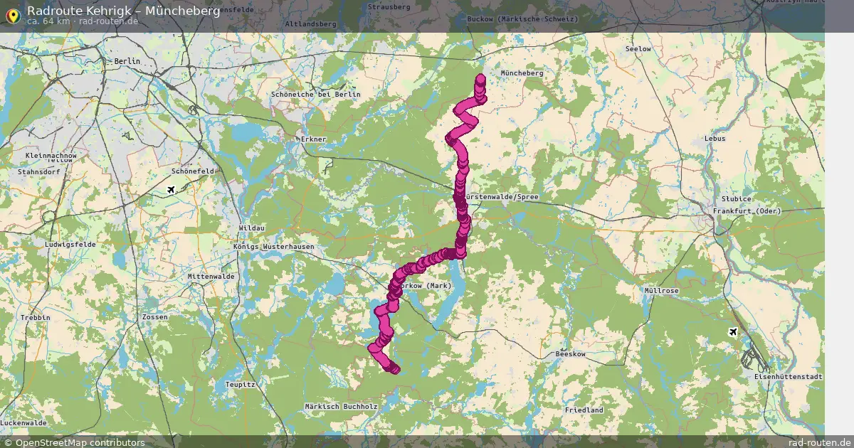 Radtour Kehrigk – Müncheberg