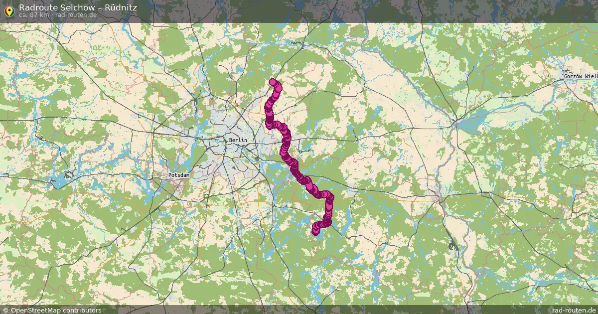 Radtour Selchow – Rüdnitz