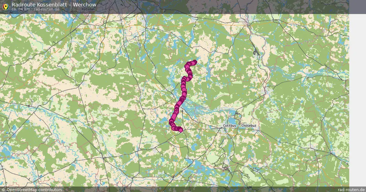 Radtour Kossenblatt – Werchow