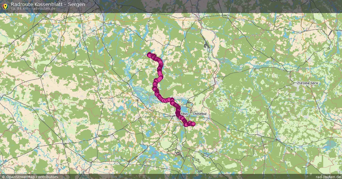 Radtour Kossenblatt – Sergen