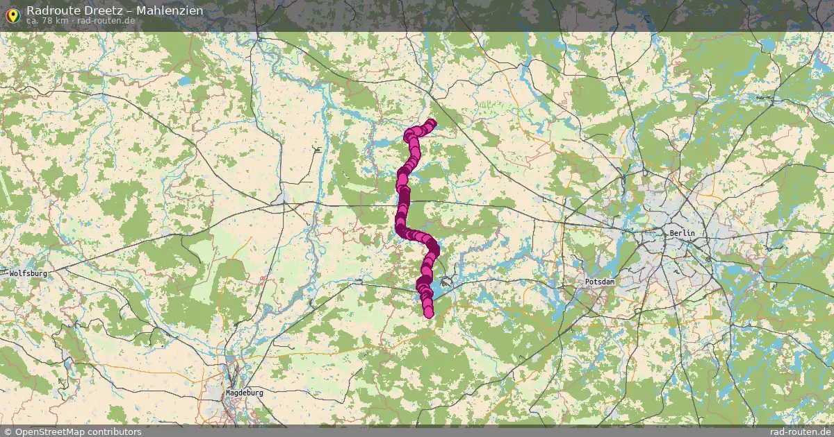 Radtour Dreetz – Mahlenzien