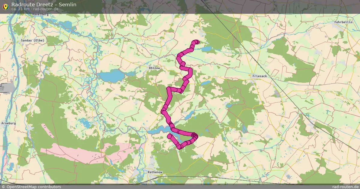 Radtour Dreetz – Semlin