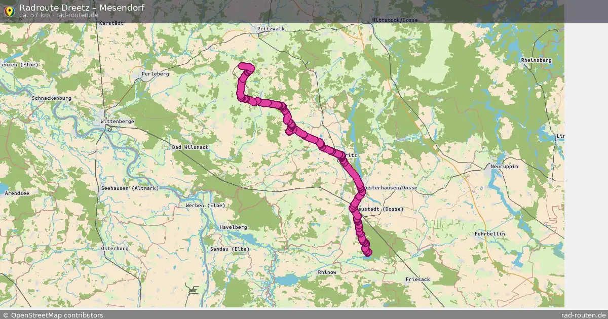 Radtour Dreetz – Mesendorf
