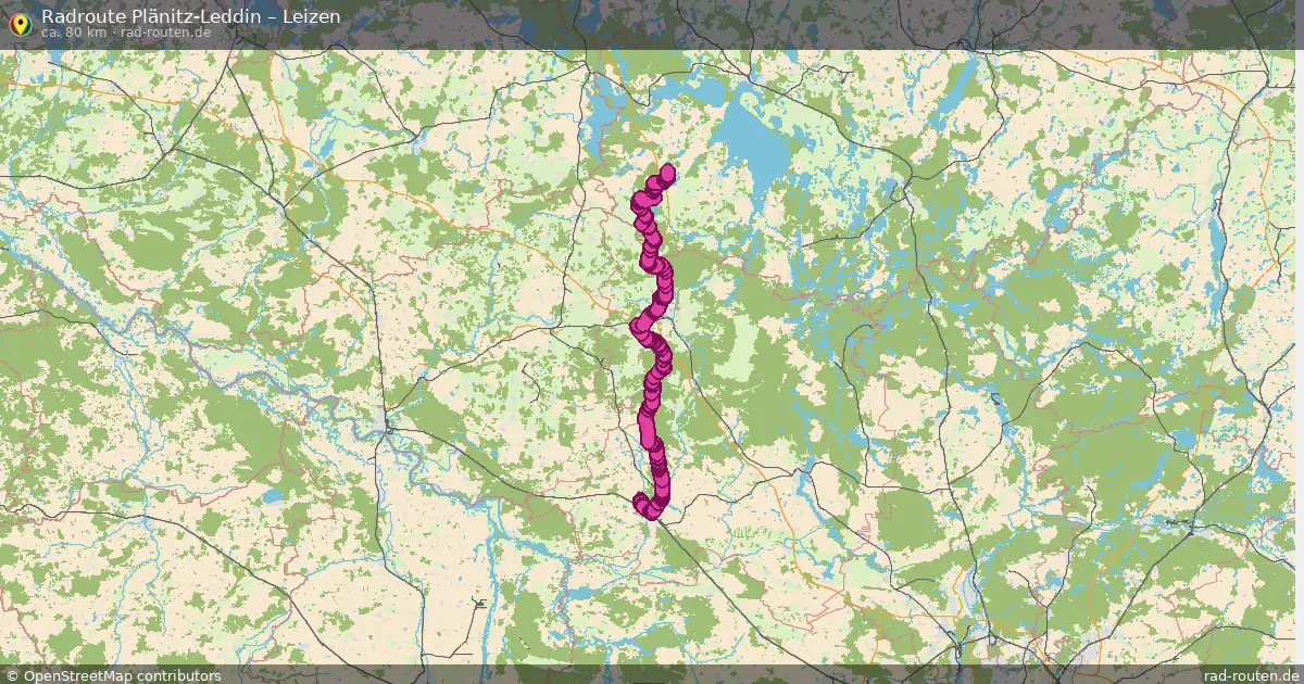 Radtour Plänitz-Leddin – Leizen