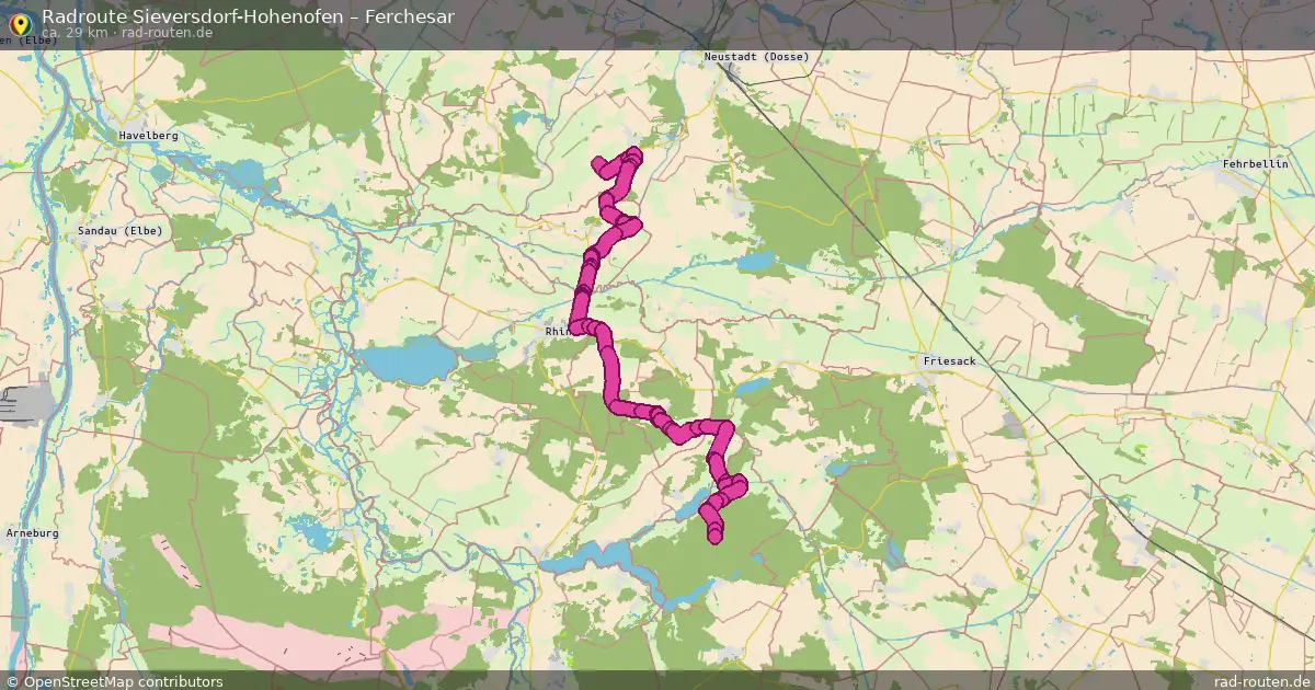 Radtour Sieversdorf-Hohenofen – Ferchesar