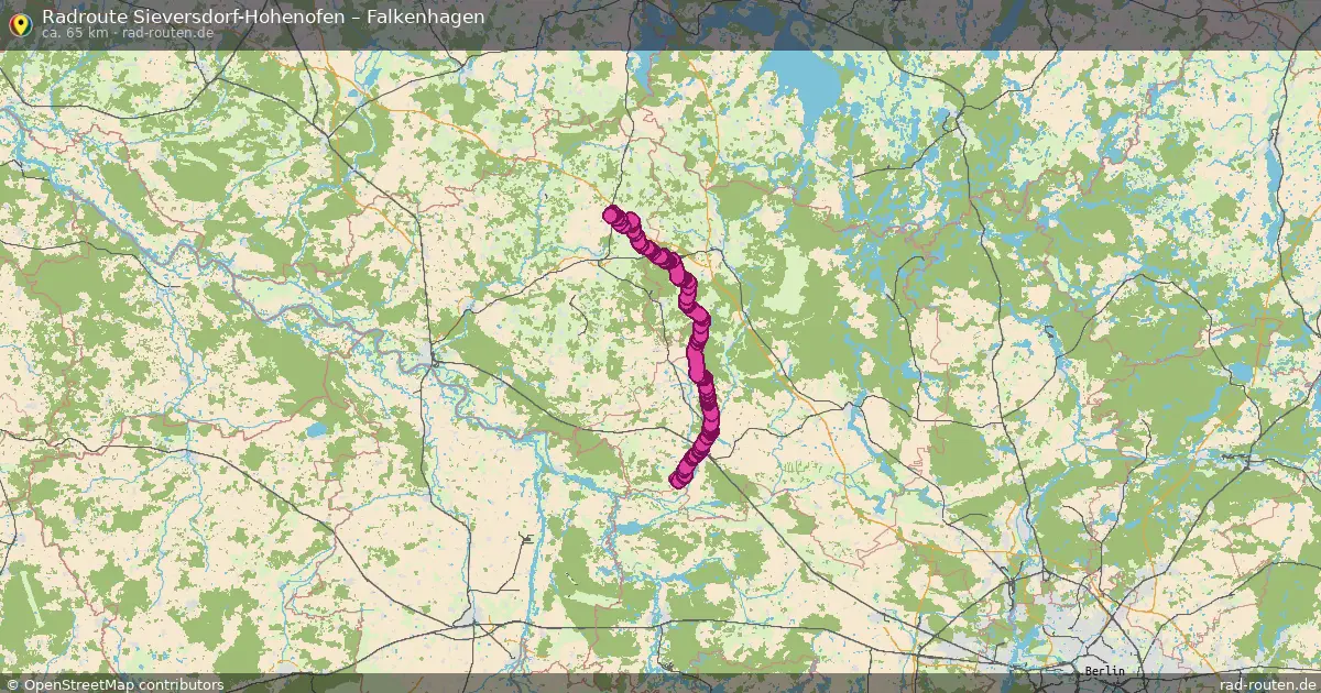 Radtour Sieversdorf-Hohenofen – Falkenhagen
