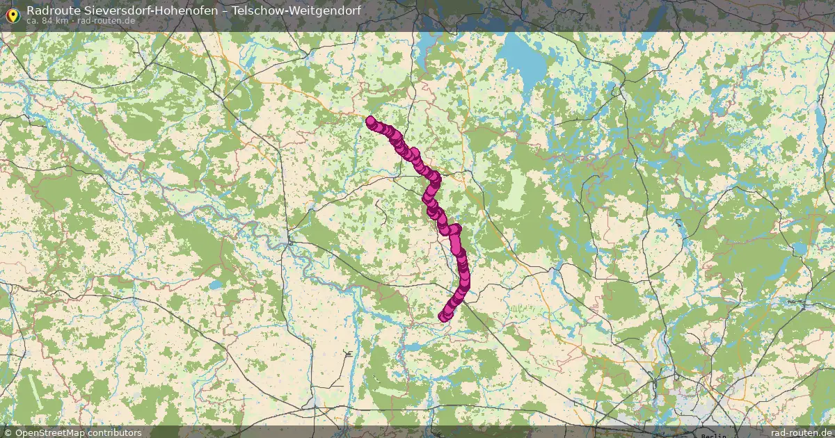 Radtour Sieversdorf-Hohenofen – Telschow-Weitgendorf