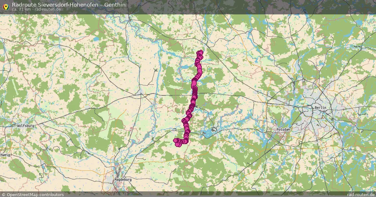 Radtour Sieversdorf-Hohenofen – Genthin