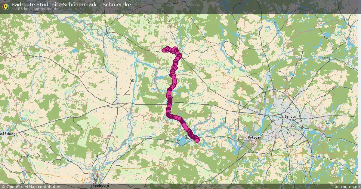 Radtour Stüdenitz-Schönermark – Schmerzke
