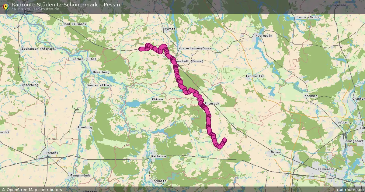 Radtour Stüdenitz-Schönermark – Pessin