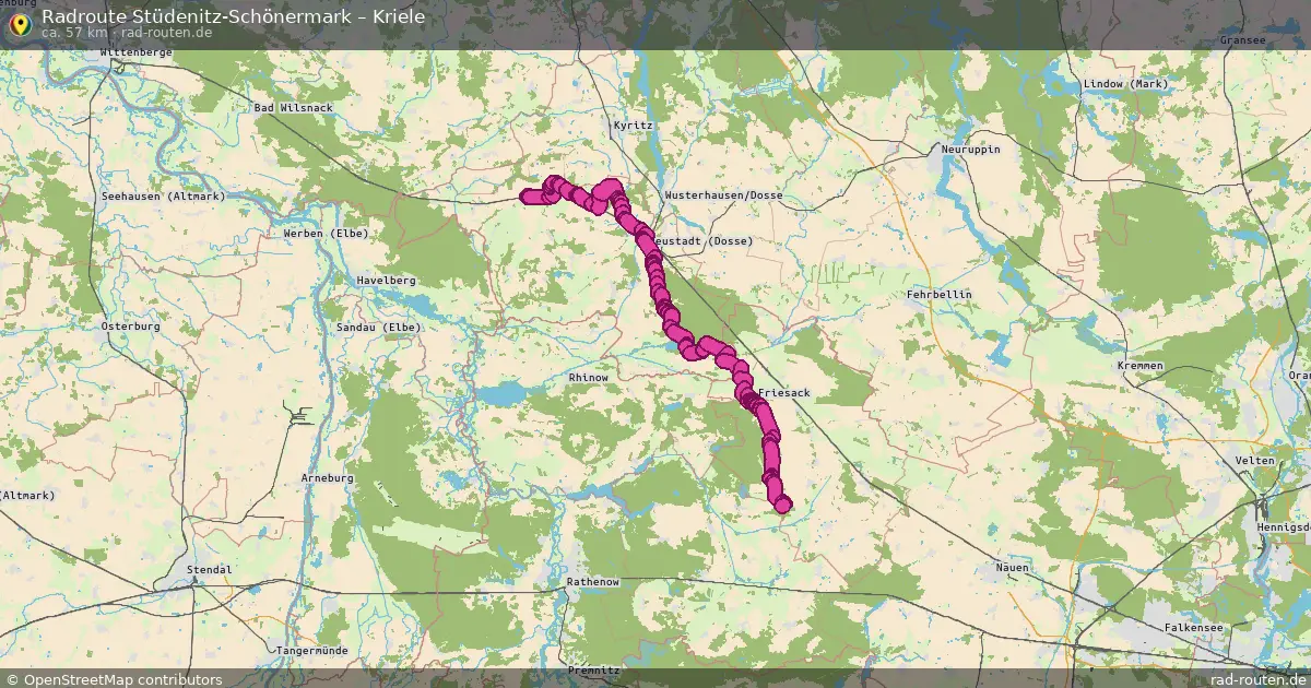 Radtour Stüdenitz-Schönermark – Kriele