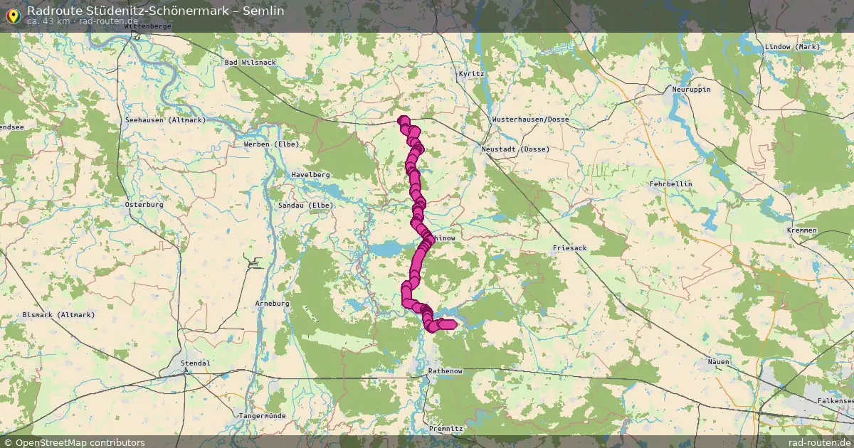 Radtour Stüdenitz-Schönermark – Semlin