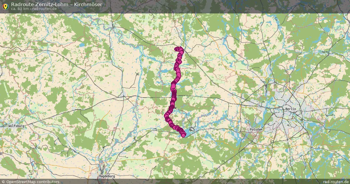 Radtour Zernitz-Lohm – Kirchmöser
