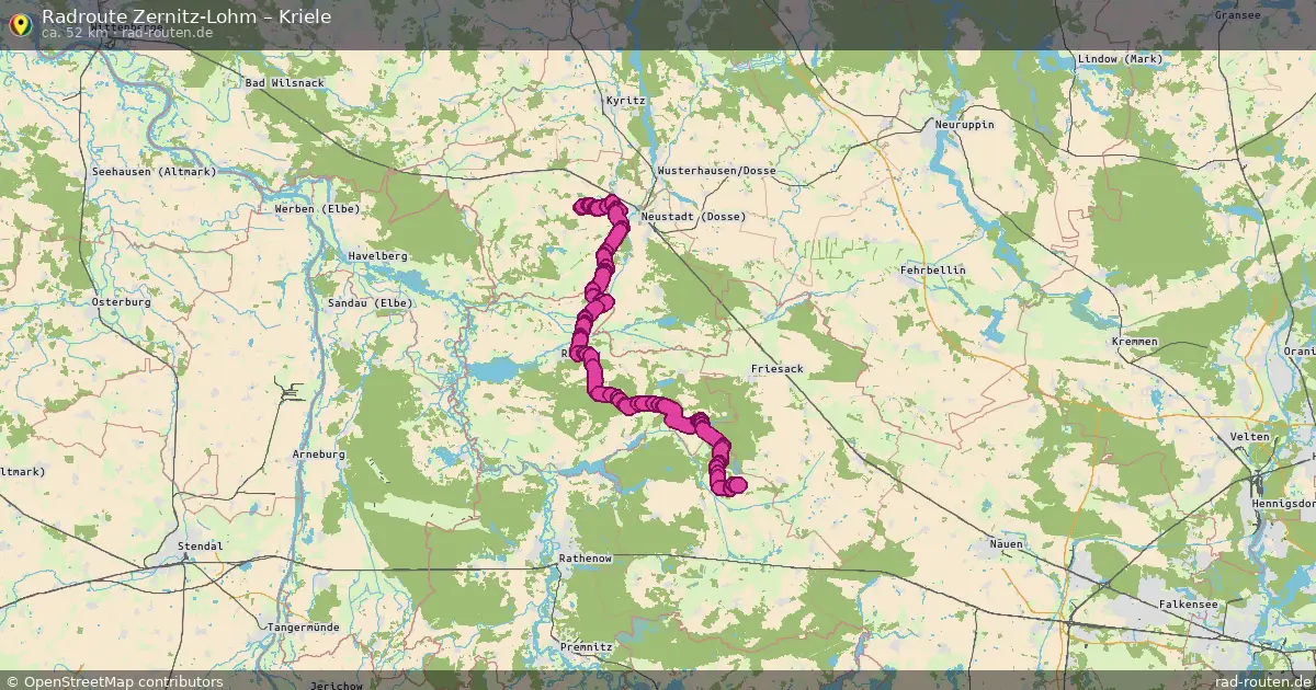 Radtour Zernitz-Lohm – Kriele