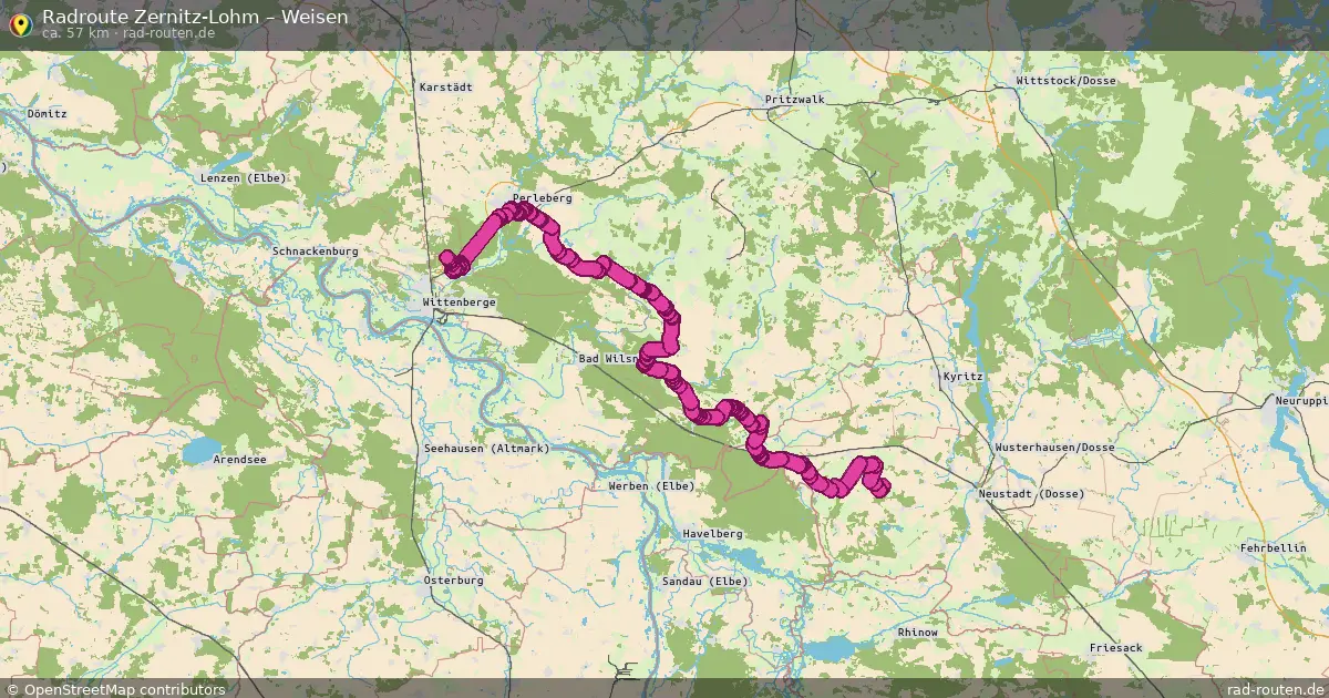 Radtour Zernitz-Lohm – Weisen