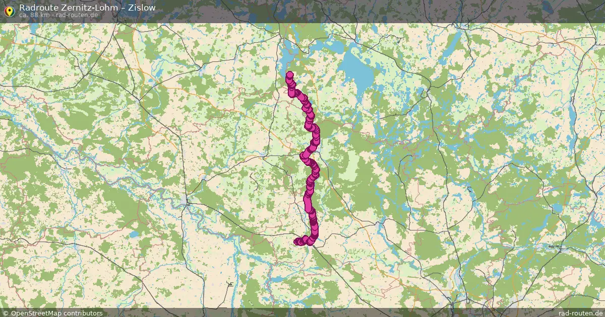 Radtour Zernitz-Lohm – Zislow