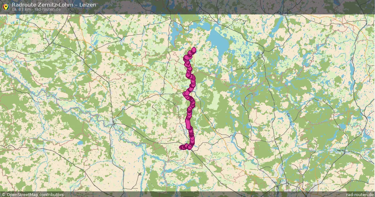Radtour Zernitz-Lohm – Leizen