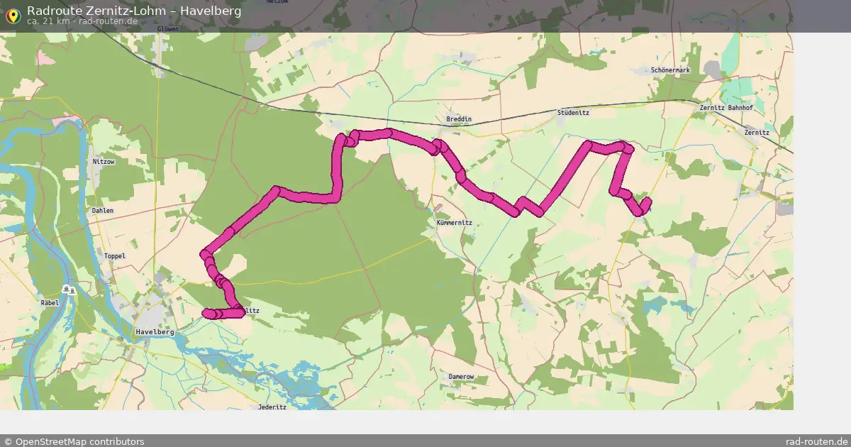 Radtour Zernitz-Lohm – Havelberg