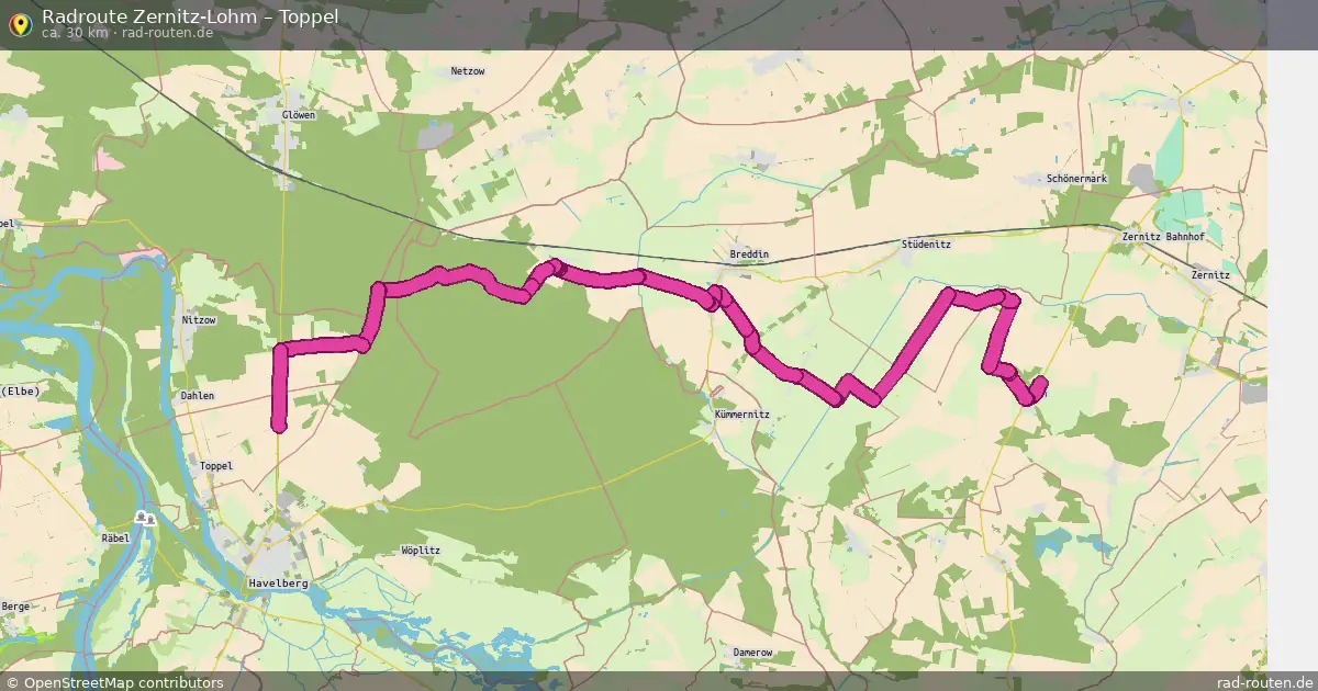 Radtour Zernitz-Lohm – Toppel