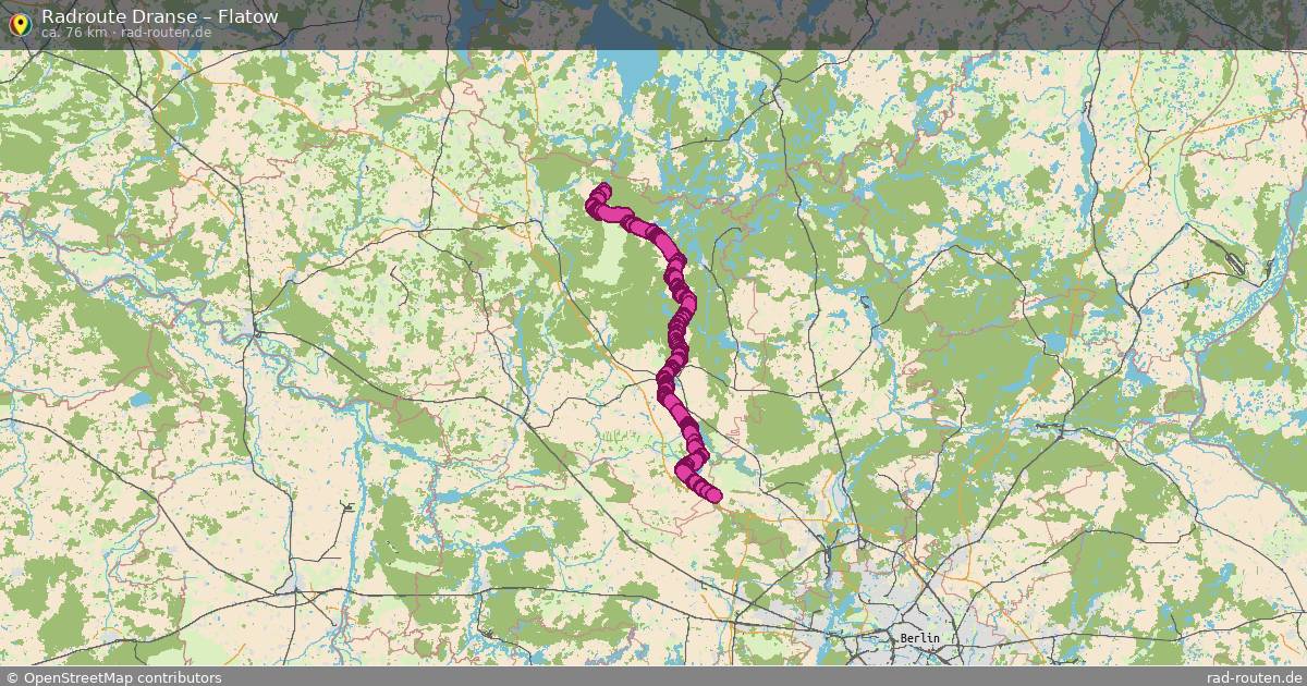 Fahrradroute Dranse – Flatow