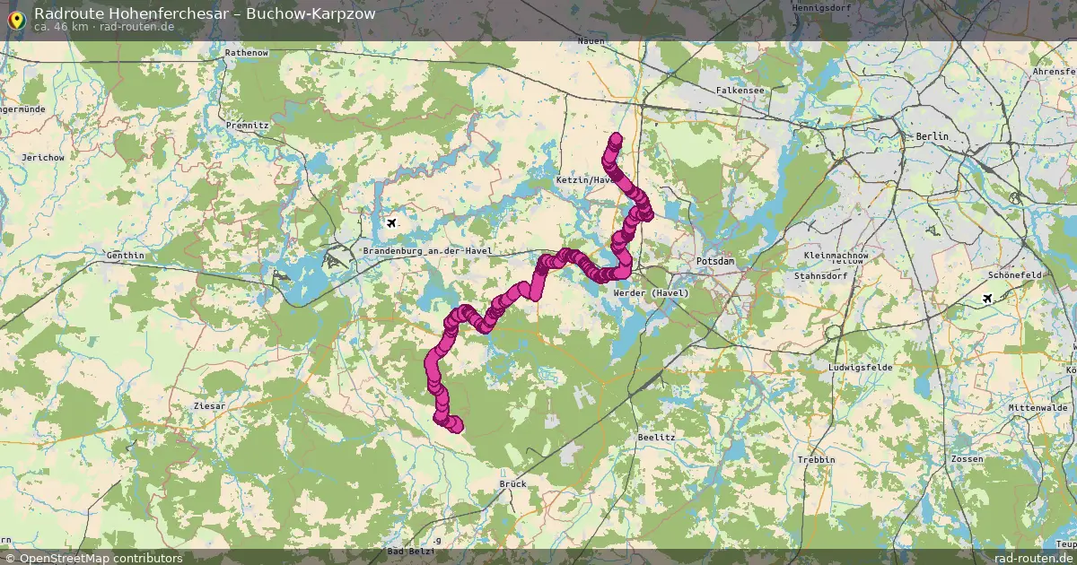 Radtour Briest – Buchow-Karpzow