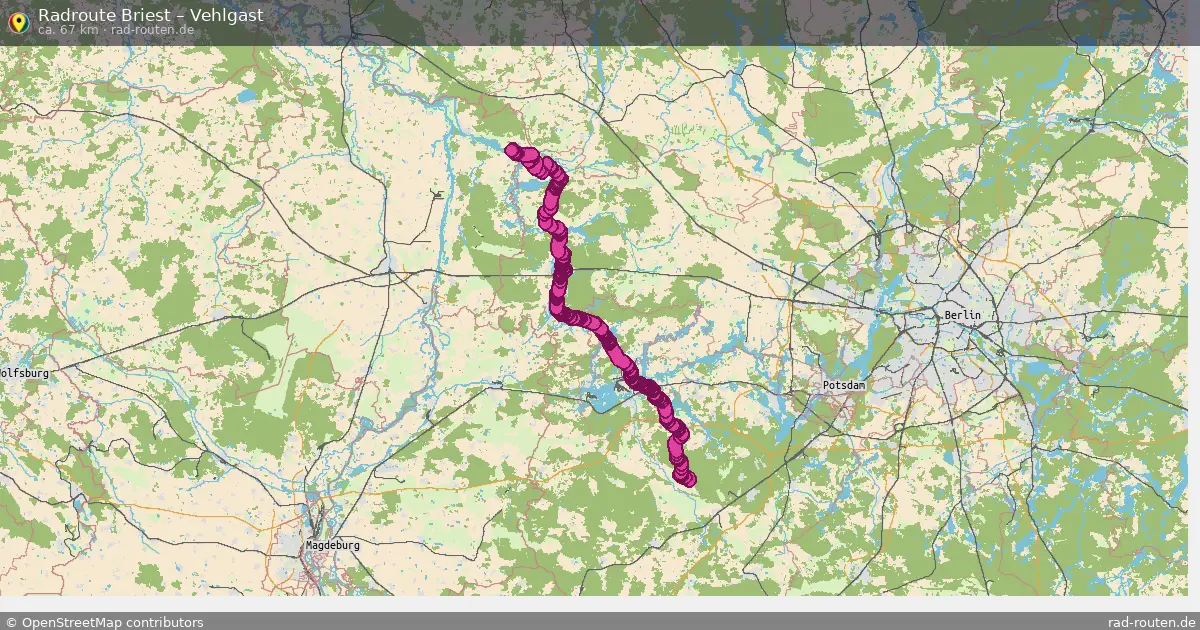 Radtour Briest – Vehlgast