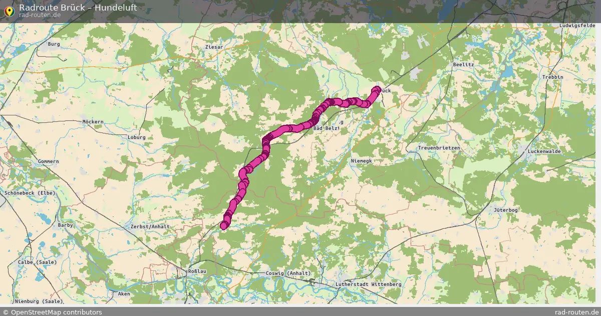 Radtour Brück – Hundeluft
