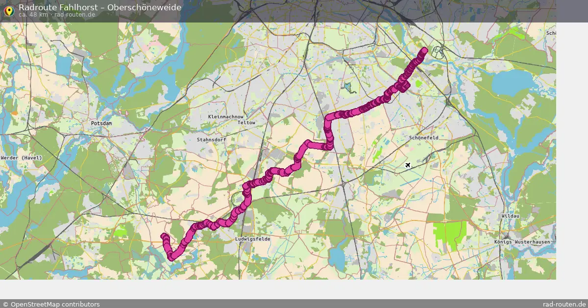 Radtour Fahlhorst – Oberschöneweide