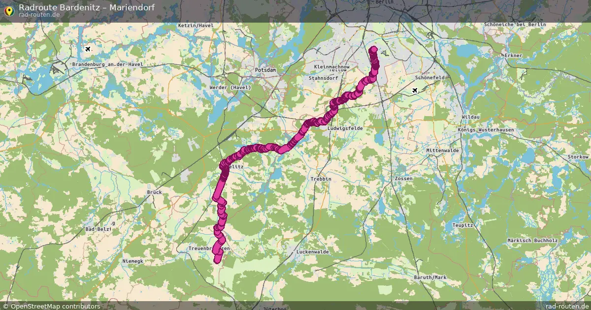 Radtour Bardenitz – Mariendorf