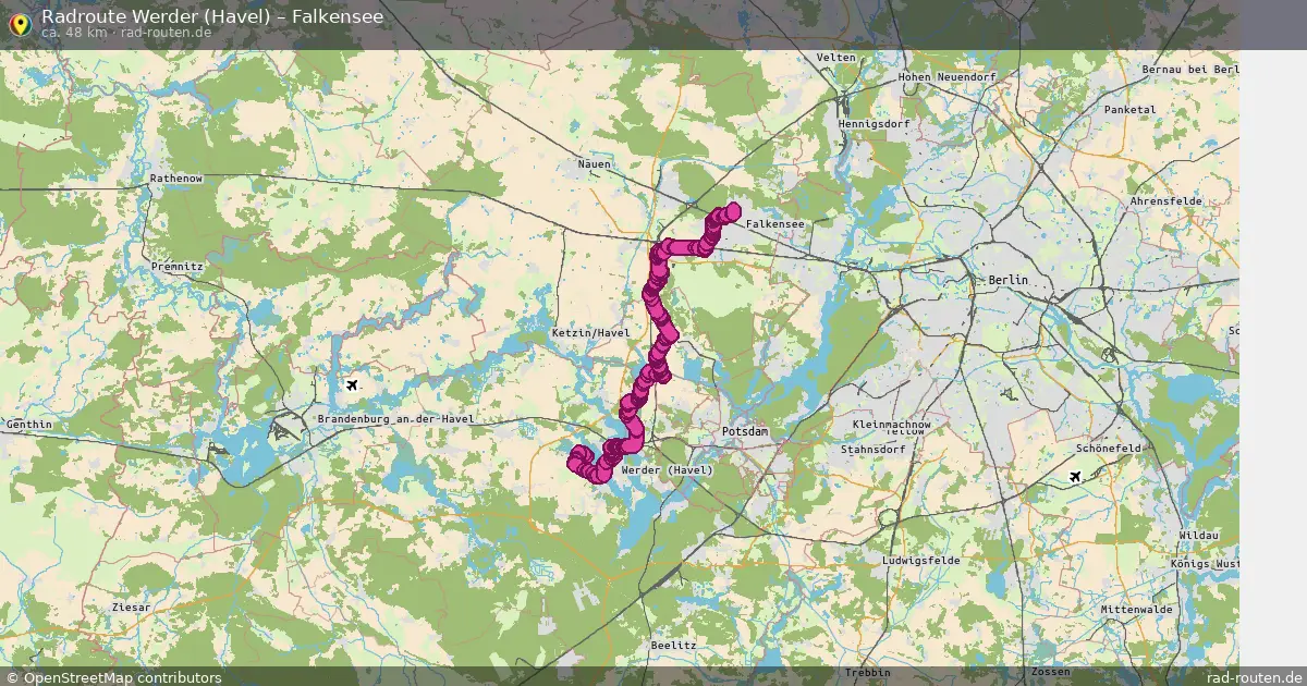 Radtour Werder (Havel) – Falkensee