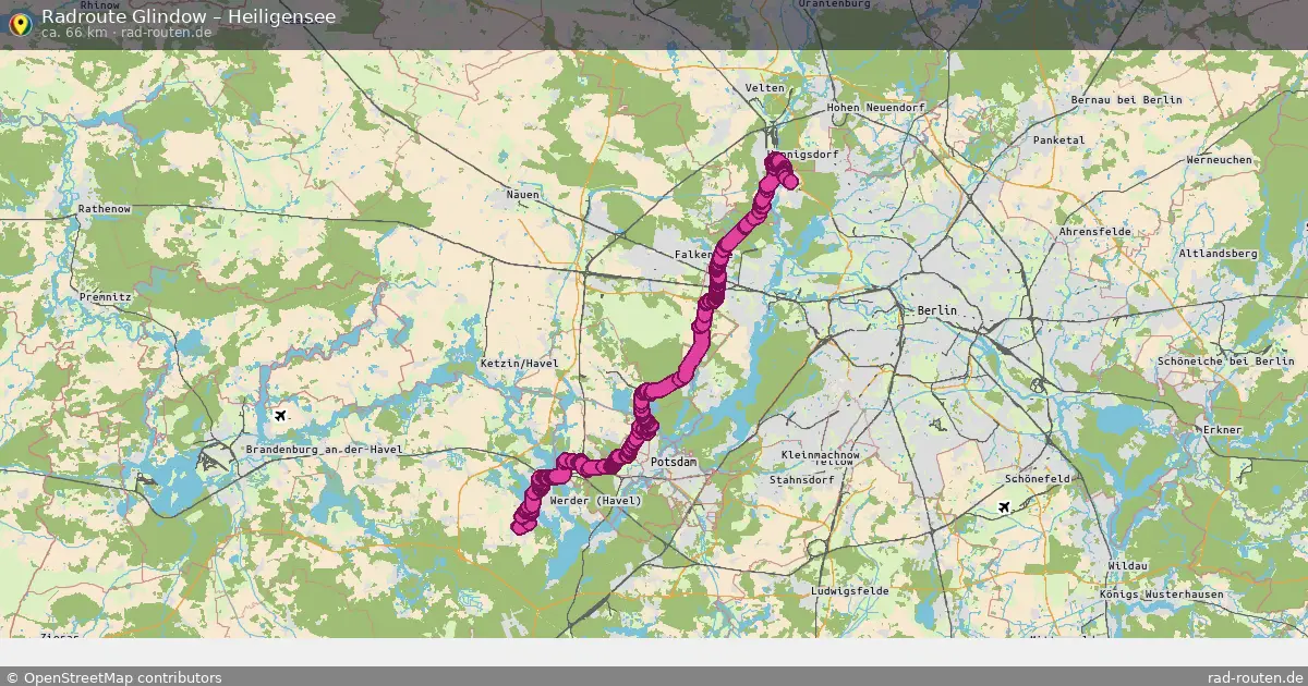Radtour Glindow – Heiligensee