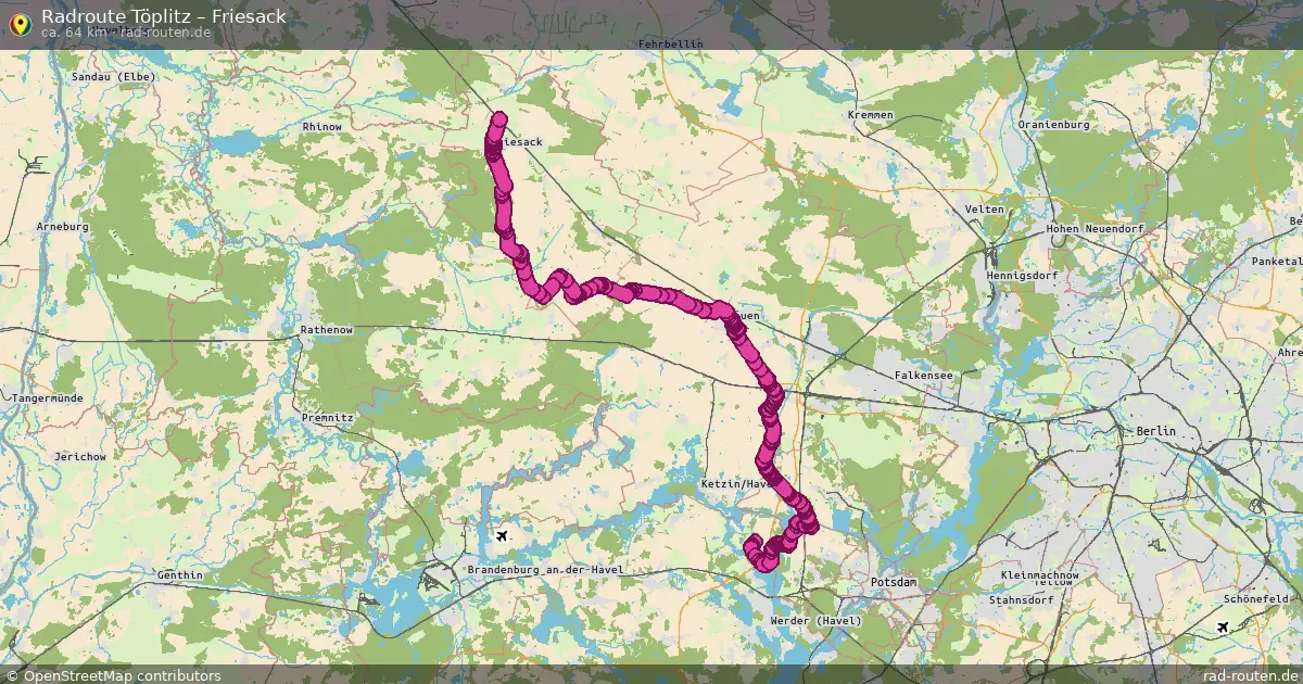 Radtour Töplitz – Friesack