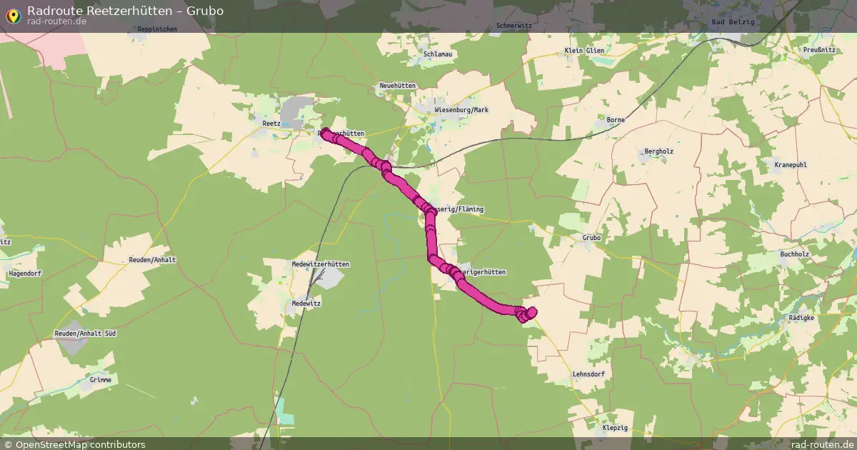 Radtour Reetzerhütten – Grubo